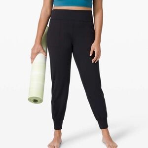 Lululemon Align High Rise Joggers 28" Black Women's 10 Athletic Activewear